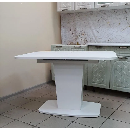 Стол кухонный обеденный раздвижной Азалия-3 152х75х75 белый