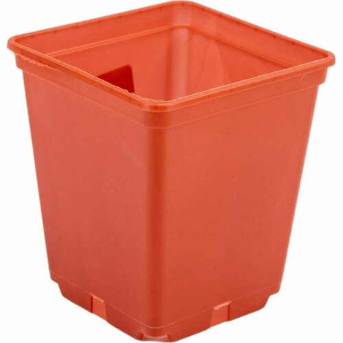 Горшок для рассады Ангора 0.25 л, 7x7х8 см, квадратный, терракотовый А5500тр