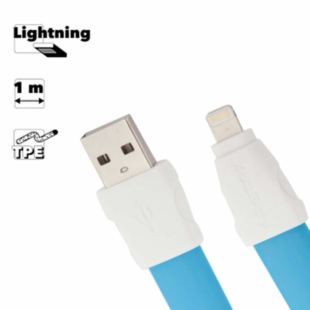 USB кабель Remax Full Speed 2 Series Cable RC-011i для смартфона Apple Lightning 8-pin, синий