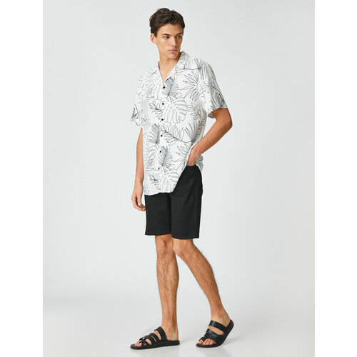 фото Шорты koton, размер 42, черный