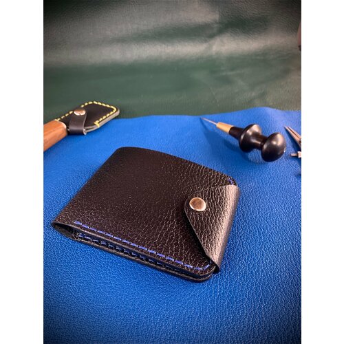 фото Кошелек viking leather craft ко-9, фактура гладкая, черный