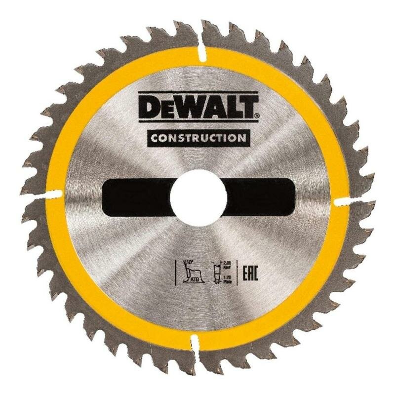 Пильный диск DeWALT Construction DT1934-QZ 165х20 мм