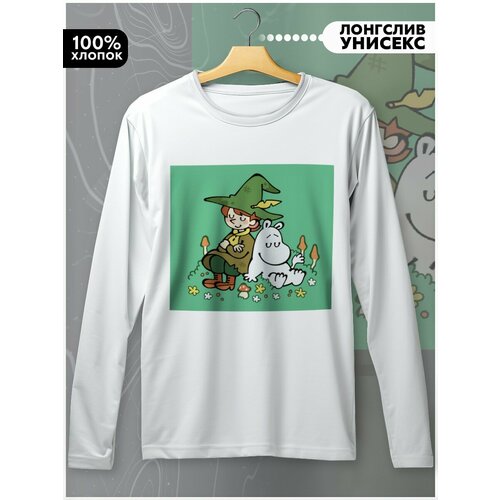 фото Лонгслив бруталити, размер l, белый