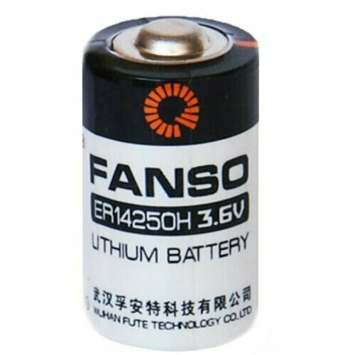 Батарейка Fanso ER14250 H/S Li-SOCl2 батарея типоразмера 1/2AA, 3.6 В, 1.2 Ач, Траб: -55.85 °C