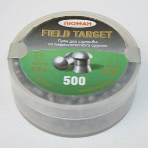 фото Пули пневматические люман field target, 0,68 г. 4,5 мм. (500 шт.)