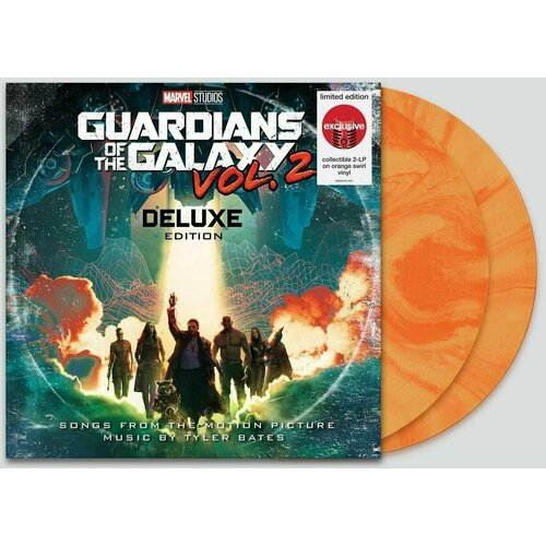 Guardians Of The Galaxy Vol. 2 OST Стражи Галактики (Orange Swirl Limited) Цвет Солнечно-Оранжевый Вихрь Виниловая Пластинка. Товар уцененный