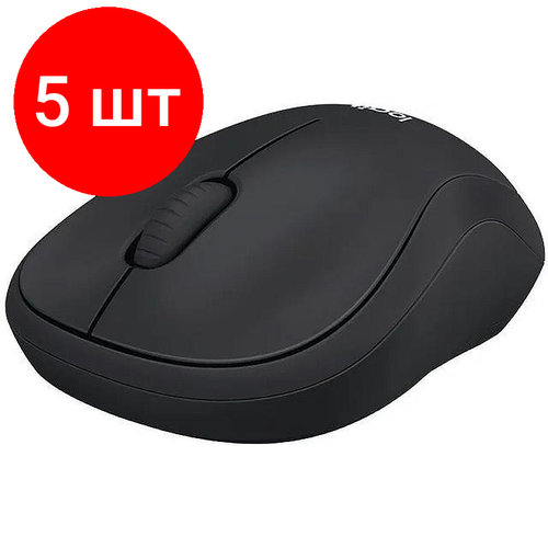 Комплект 5 штук Мышь компьютерная Logitech WRL B220 SILENT 910-005553 948300₽