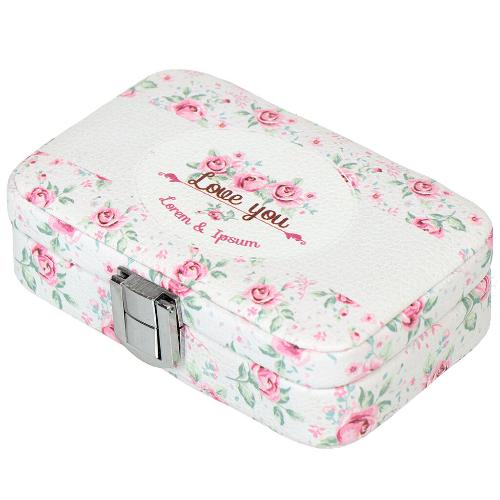 фото Шкатулка для украшений, искусственная кожа, 7.5х12х3.5 см, Y6-2430