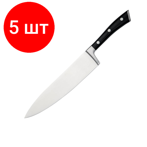 Комплект 5 штук, Нож поварской TalleR, нерж. сталь, 20см (TR-22301)