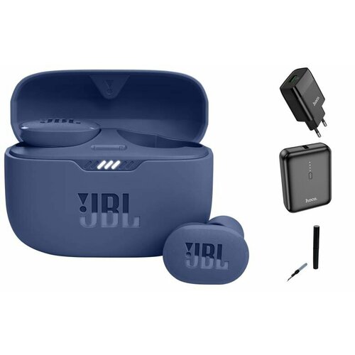 Наушники JBL Tune 130NC TWS Blue JBLT130NCTWSBLU Выгодный набор подарок серт 200Р 1185300₽