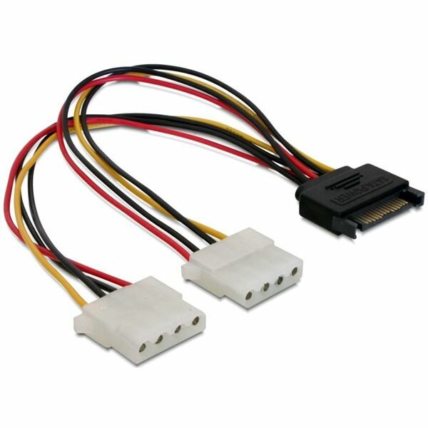 Переходник питания 15 pin SATA - Molex 4 pin - 2 выхода