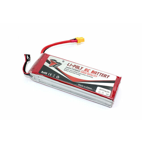 Аккумулятор Li-Pol 11.1V 8043130 4000mah разъем XT60-Plug