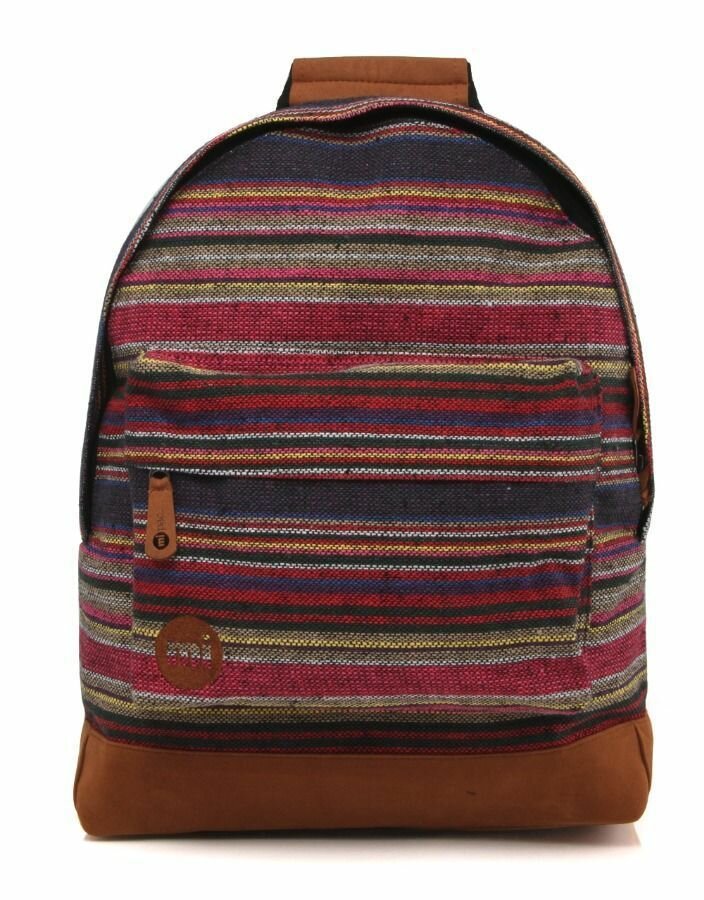 фото Рюкзак Mi-Pac Premium Peruvian Diamond Stripe Dark Red/Green