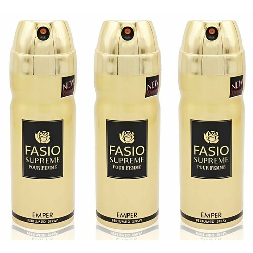Emper Дезодорант для женщин Faiso Supreme, 200 мл, 3 шт