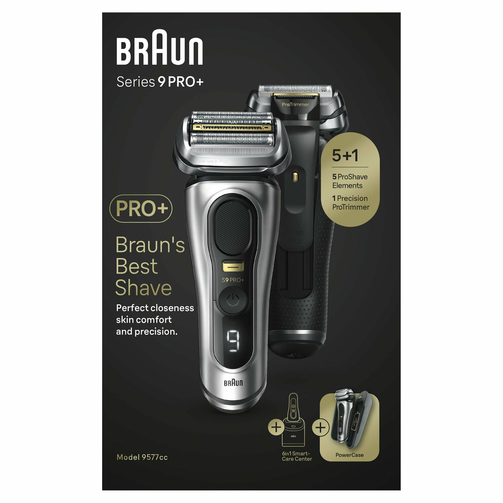 Электробритва Braun 9577cc Series 9 Pro+, Silver - фотография № 11