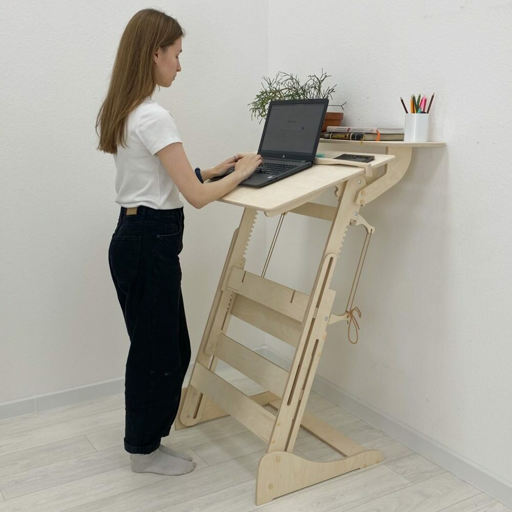 фото Стол для работы стоя "Эврика" на рост 120-190 см