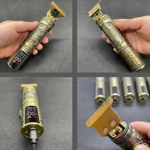 Триммер для бороды и усов с LED-дисплеем 1280₽