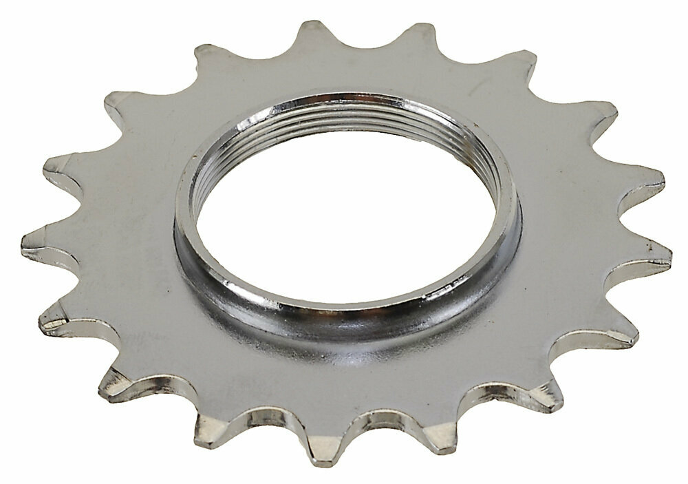 Звезда задняя 1 скоростная для Fixie 1/8" серебристая 15зуб.