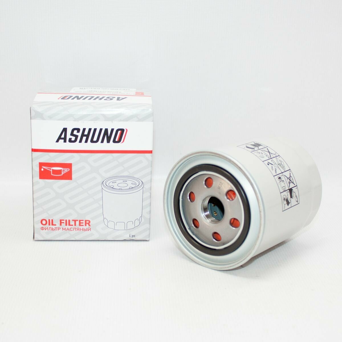 Фильтр масляный ASHUNO для 2.0 (дизель) GW4D20 Hover H5, Haval H5 / Грейт Волл Ховер Хавэйл / J1313028, A90108
