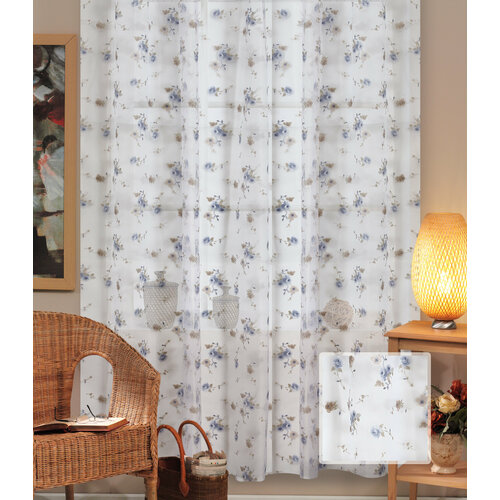 Miranda Классические шторы Damia Цвет: Синий (300х275 см - 1 шт)