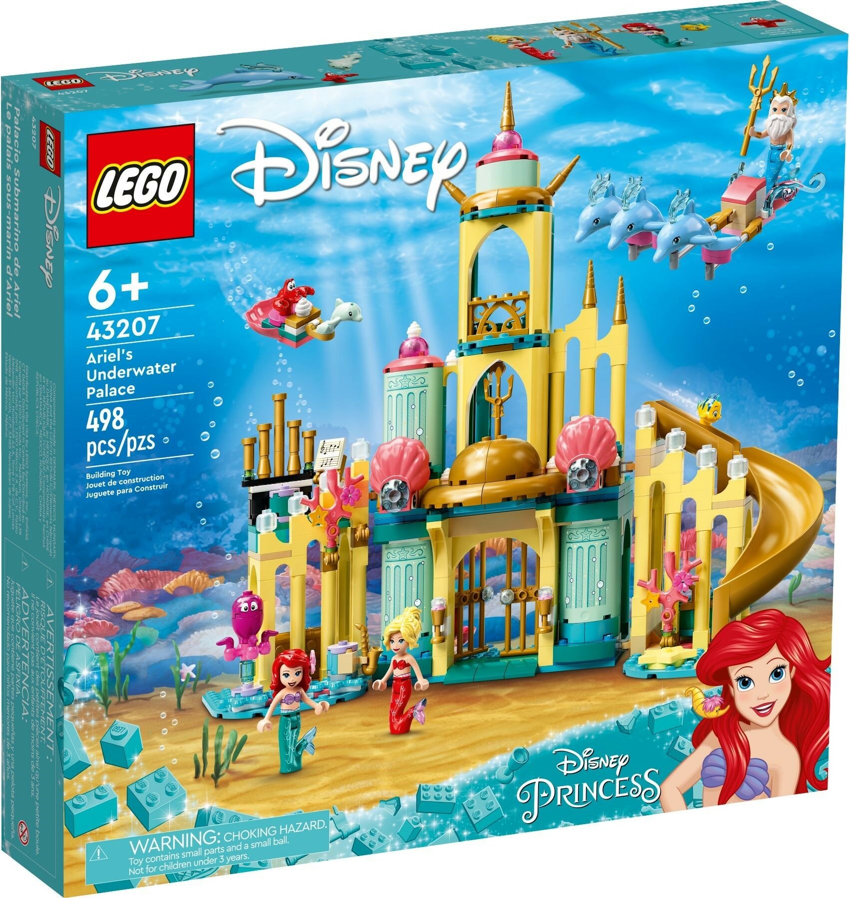 Конструктор LEGO Disney Princess 43207 Подводный дворец Ариэль