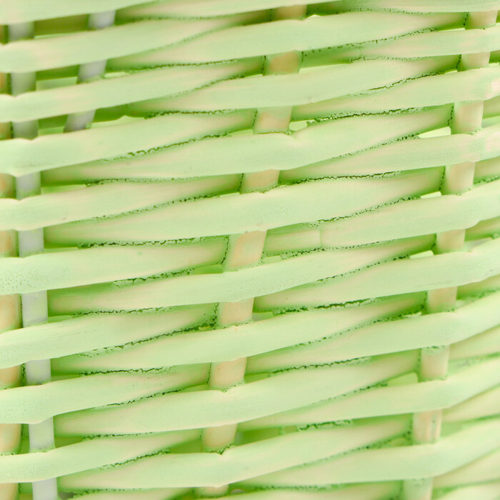 Корзина, 18×15×9 см, ива, "Hidde", цвет зелёный - фотография № 4