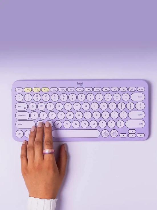 Беспроводная клавиатура Logitech K380 Multi-Device Lavender Lemonade (EU)