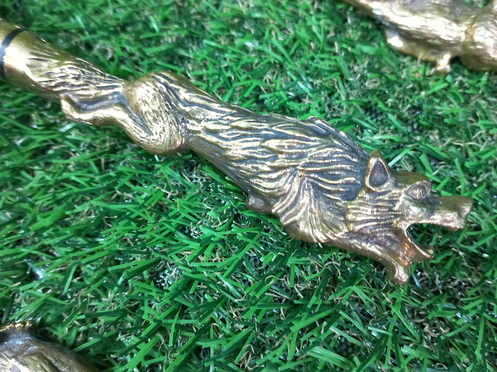Набор Подарочных шампуров "Лесные звери"с латунными ручками 4 шт - фотография № 9