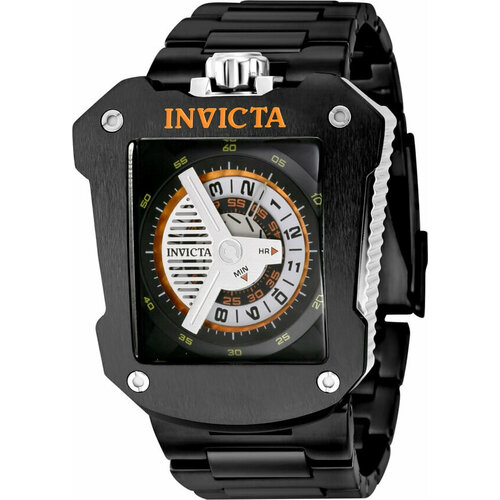 Наручные часы INVICTA 41657, черный, серебряный