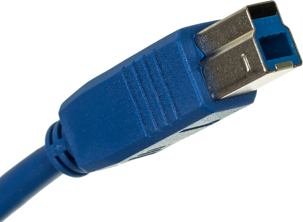 Кабель Buro USB 3.0 (AM-BM) 1.8м, Синий USB3.0-AM/BM - фото №6