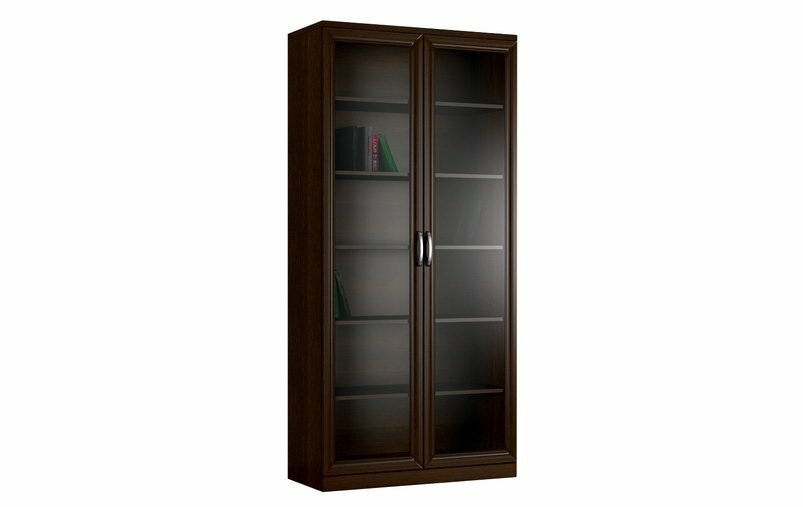 фото Книжный шкаф Библиограф - 2 №1 Венге фабрика «Мебель Лэнд 24» ШxГxВ 80x40x200