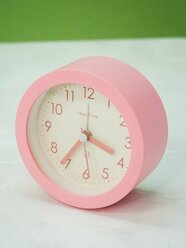 Часы настольные с будильником Style pink