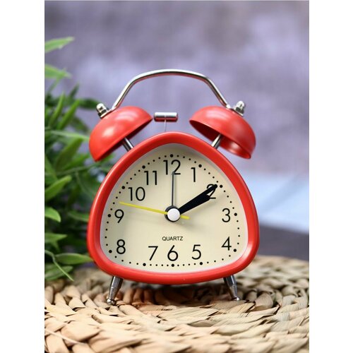 Часы настольные с будильником Time buddy red