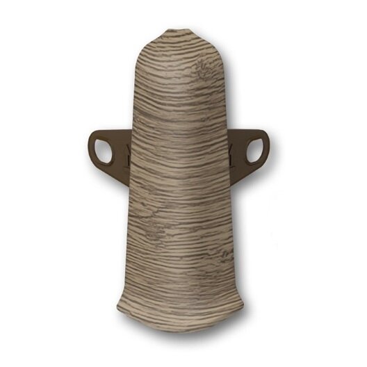 фото Угол наружный для плинтуса 70мм Деконика, 205 Дуб капучино