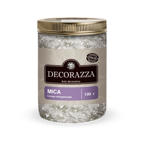 Слюда натуральная (Декоративная добавка) Decorazza Mica 100 грамм