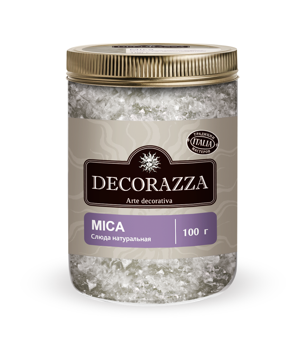 Слюда натуральная (Декоративная добавка) Decorazza Mica 100 грамм