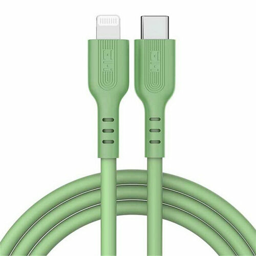 USB-кабель ZMI GL870 Type-C to Lightning silicone Cable, 1m, green (ZMKGL870CNGR) кабель zmi al805 lightning mfi al805 black 1м zmkal805cnbk