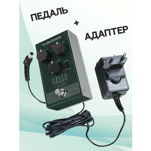 TC Electronic KIT GAUSS TAPE ECHO_ACDOO6 Педаль Delay с адаптером питания