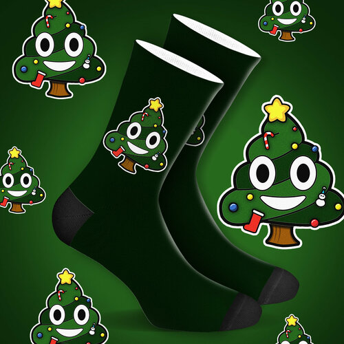 Носки MimiSocks, размер 41/43, мультиколор запонки poop emoji cuff links