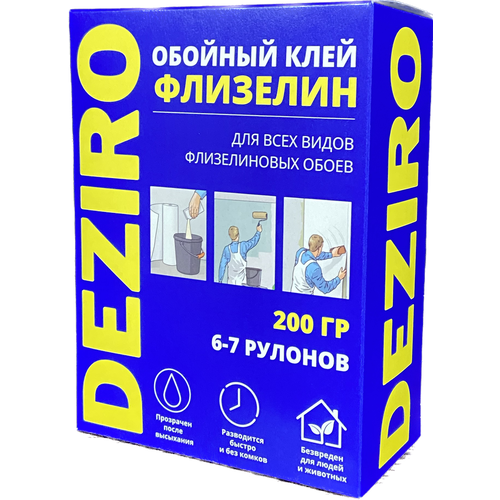 Клей обойный Deziro флизелин 200гр.