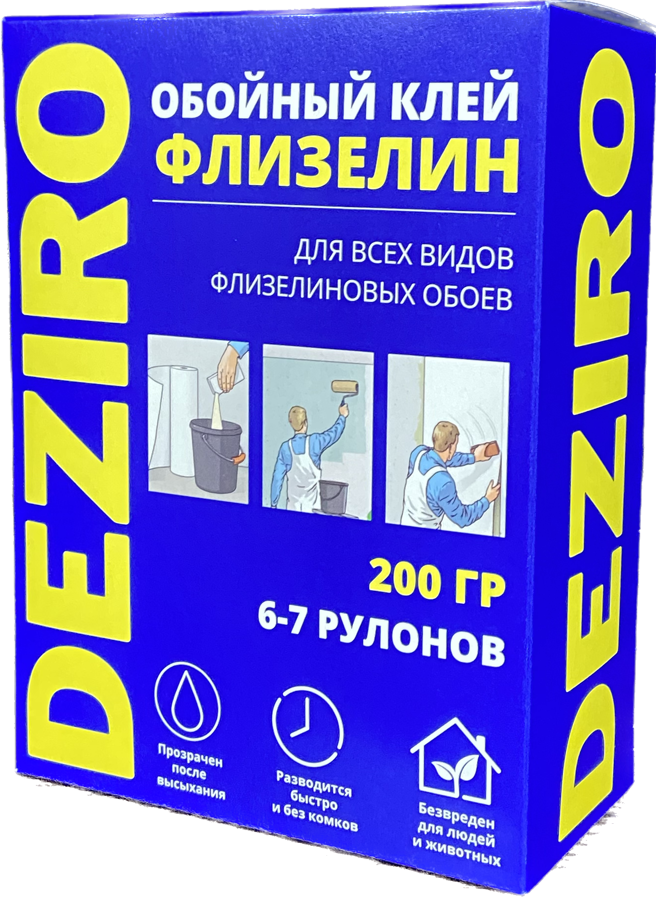 Клей обойный "Deziro" флизелин 200гр.