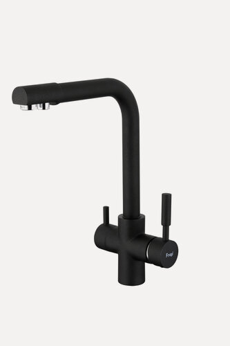 Изображение товара Смеситель для кухни (мойки) Frap F4352-7 с подключением фильтра, черный