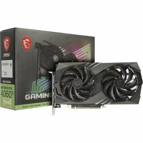 Видеокарта Msi Gaming RTX 4060 Ti GAMING 8G 5790700₽