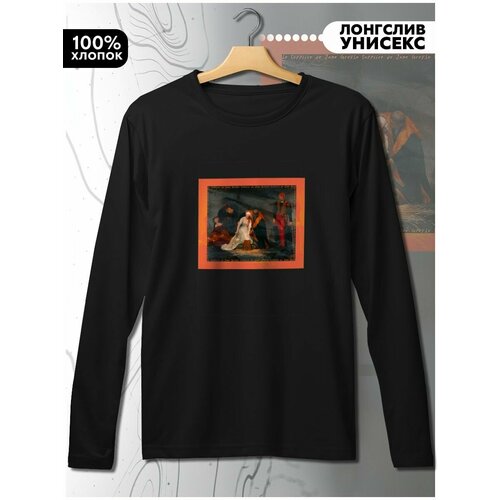 фото Лонгслив hypnotica, размер l, черный