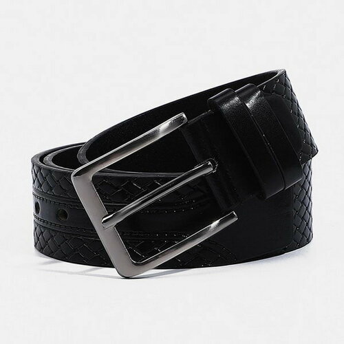 фото Ремень сима-ленд, размер 125, черный сима-лэнд