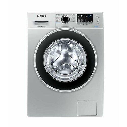 Стиральная машина Samsung WW60J42EOHSOLD серебристая Eco Bubble на 6 кг узкая 45 см с функцией пара 1200 оборотовм 4927300₽