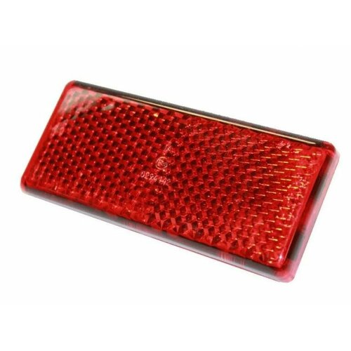 Катафот заднего бампера Газель (защелка, красный) 1 шт