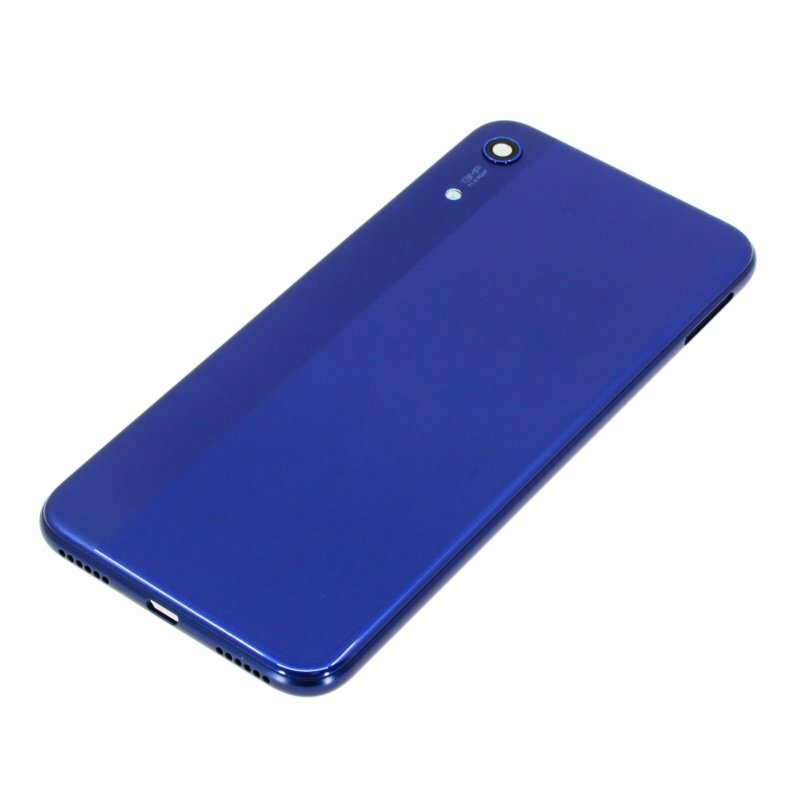 Задняя крышка для Huawei Honor 8A 4G (JAT-LX1/JAT-L29) (без отверстия под сканер) синий