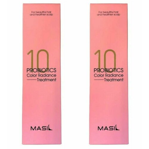 Masil Бальзам-маска для волос защита цвета с пробиотиками 10 Probiotics Color Radiance Treatment, 300 мл - 2 штуки