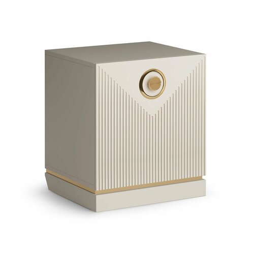 Тумба прикроватная Правая Капри Сатин Ш45хВ52,6хГ42см, доводчик